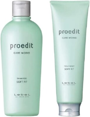 LebeL Pro edit Shampoo Soft Fit 300mL Treatment 250mL sets from Japan
