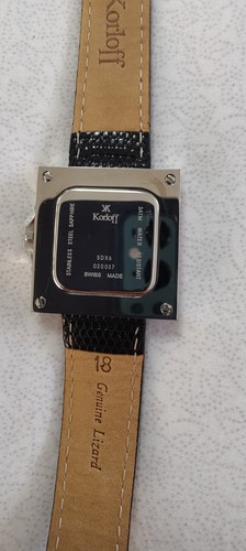 Orologio da donna Korloff SDX6 ART DIAMONDS, cinturino in pelle MADE IN SVIZZERA. - Foto 18 di 22