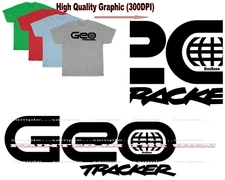 Geo Tracker Rare Fun Mini SUV Model Logo DigiRods / Koolart T Shirt - 4 Colors
