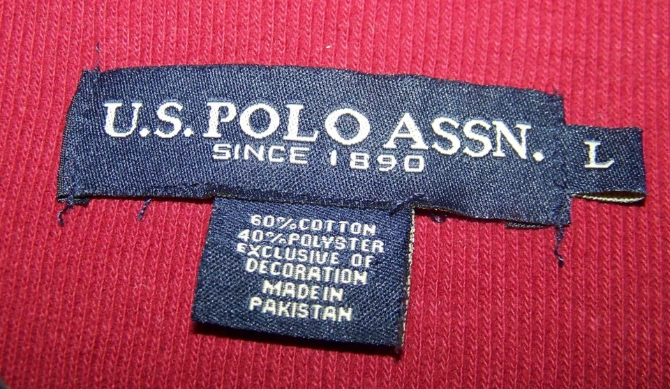 US Polo Association Quarter Zip Up Charcoal Gray Sweater Men’s Size Large - Image 2 of 4