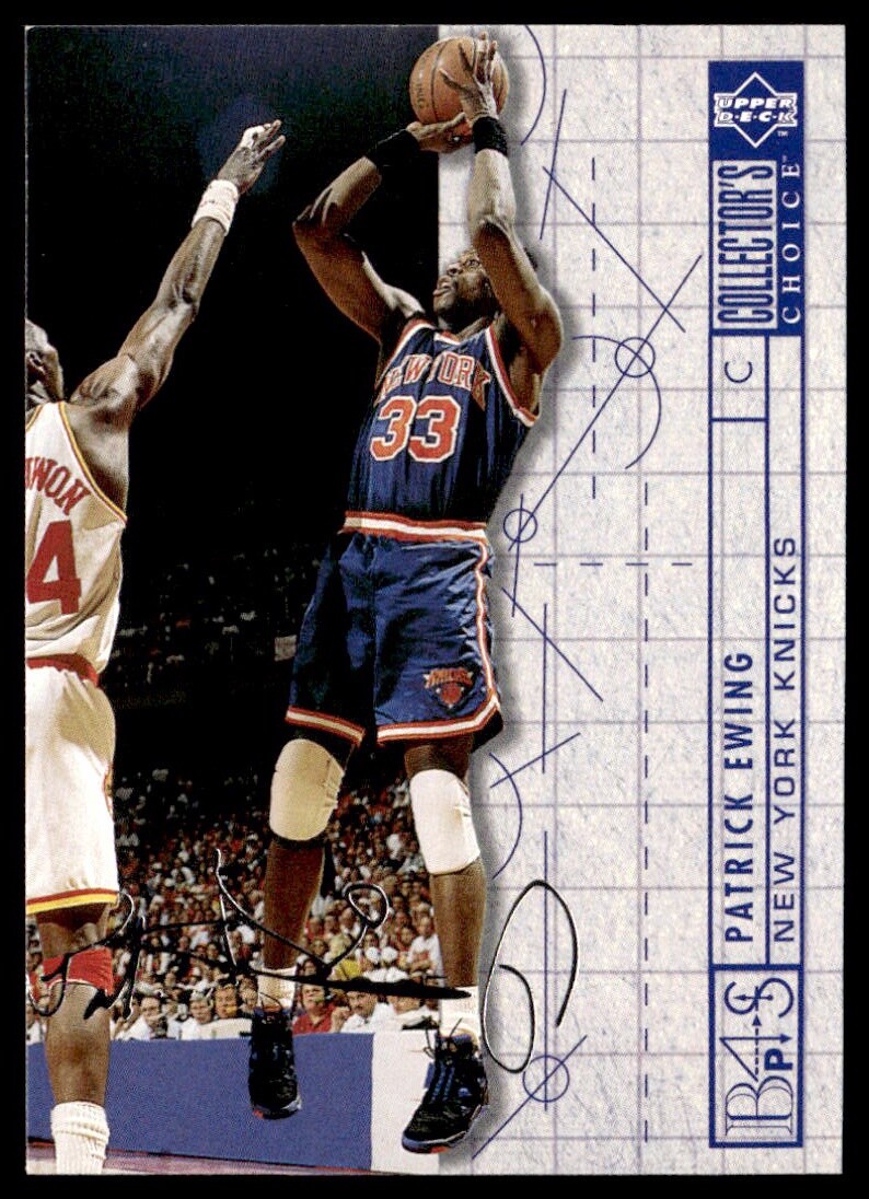 1994-95 Collector's Choice Silver Signature #389 Patrick Ewing