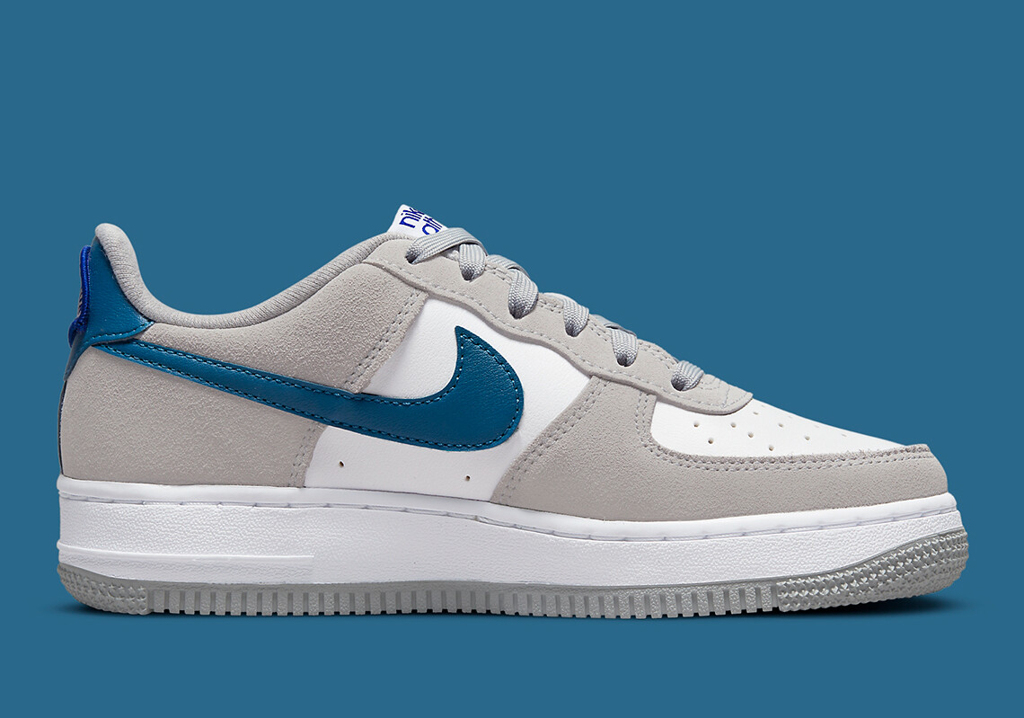 Nike Air Force 1 '07 LV8 'Athletic Club' Grey Marina Blue DH7568-001, Men's  12.5