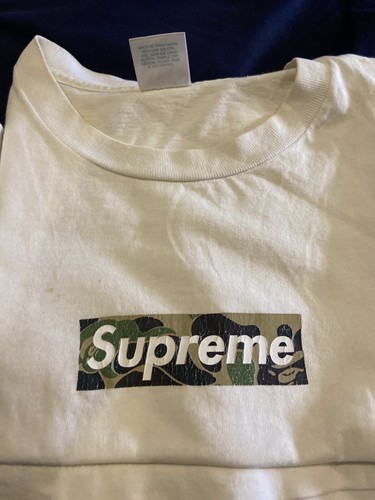 supreme x bape t shirt 