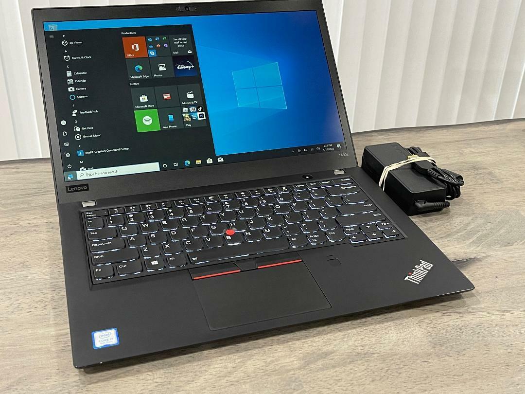 Lenovo. ThinkPad T480s 14&#034; 512GB SSD Intel Core 8th Gen 1.8GHz 16GBDDR4 Touch | eBay