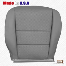 Fits 2005 TO 2008 Acura RL Passenger Bottom Perforated Leather Seat Cover Gray