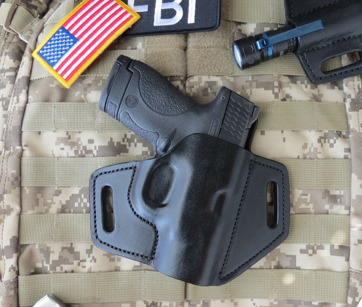 For M&P Shield 9mm Leather Also fits Shield
