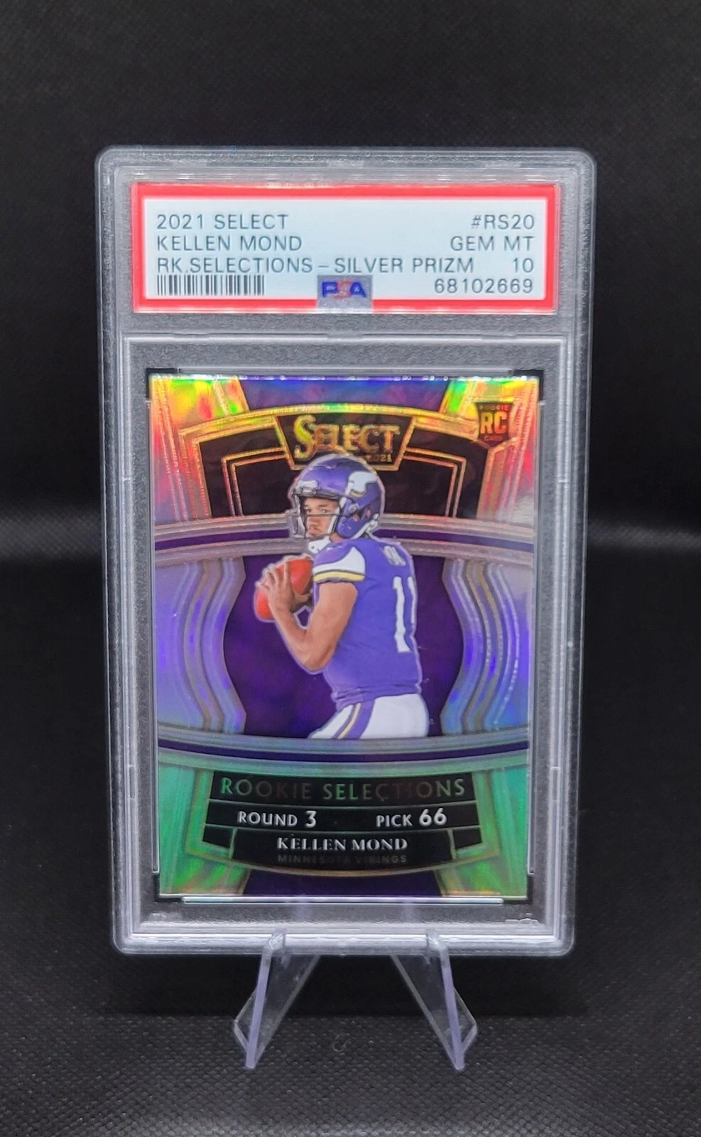 Kellen Mond Panini Select Rookie Selections #RS20 Silver