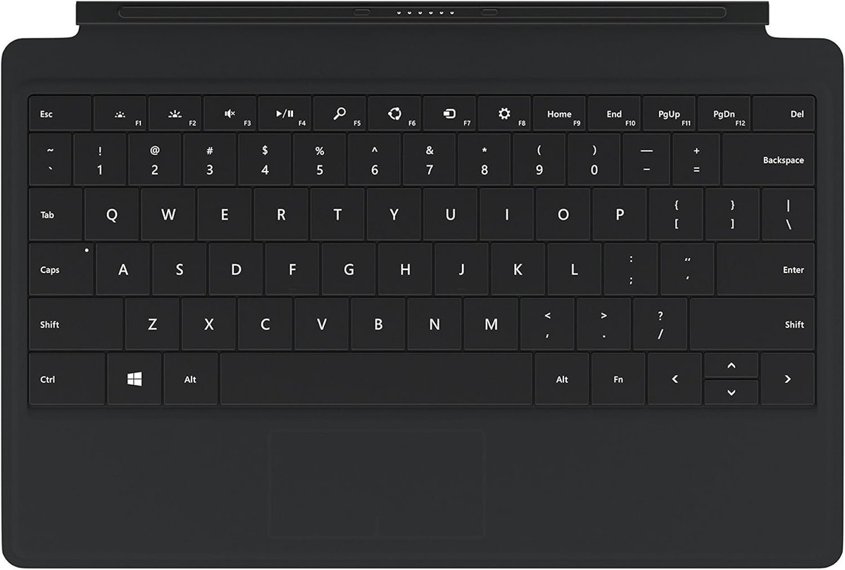 Original Microsoft Surface Touch Cover 2 with Backlighting