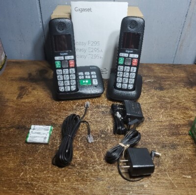 Gigaset E295A Duo   Two Senior-Phones Cordless   Made in Germany   Big 2 , Black