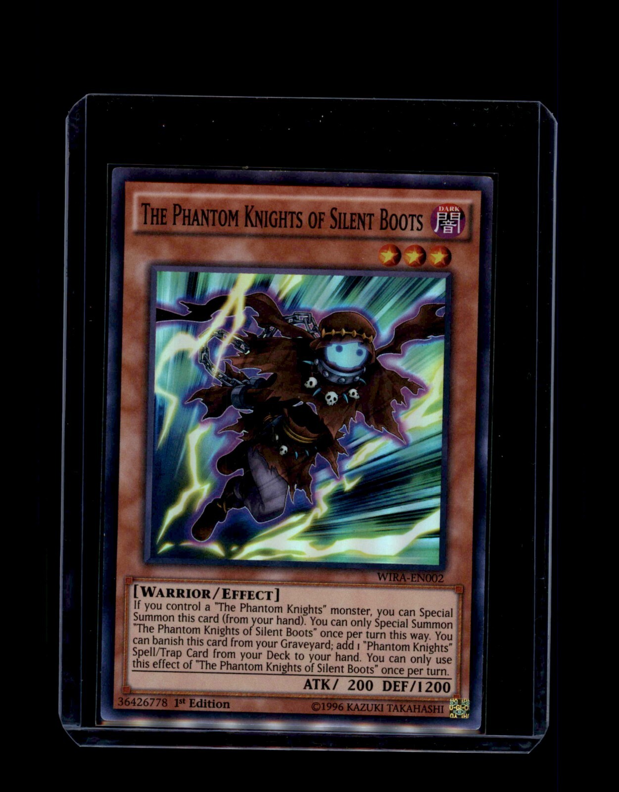 Yu-Gi-Oh! The Phantom Knights of Silent Boots WIRA-EN002 (SR) 1st Ed