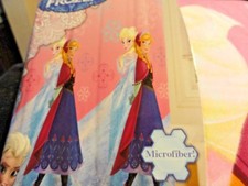 New Pink Purple Blue Disney's FROZEN Elsa Anna fabric Shower Curtain Love Sister