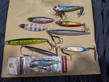 Metal Jigs Set Jackeye Ace Gangan Jig Metal Maru Flying Daniel 28/30mm Used