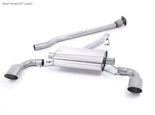 Milltek Racing-Komplettanlage für Subaru BRZ je 115mm Titan matt