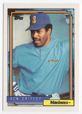 Ken Griffey #250 1992 Topps Baseball Card