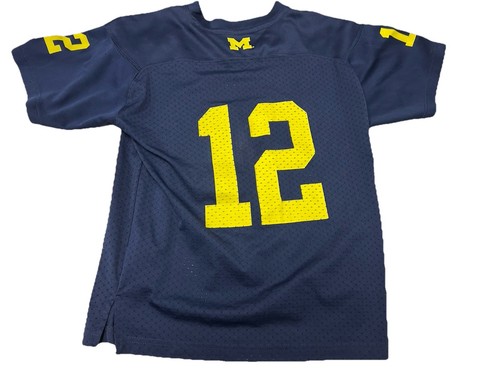 Michigan Wolverines Adidas #12 Football Jersey Boys Size Medium