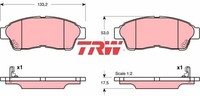 TRW GDB3147 Bremsbelagsatz FüR Scheibenbremse Bremsbelagsatz BremsbeläGe