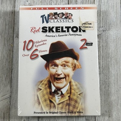 Red Skelton America's Favorite Funnyman DVD 2004 10 Hilarious Episodes TV