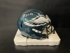 Devonta Smith Autographed Signed Philadelphia Eagles SB Mini Helmet Fanatics
