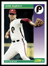 1992 Score Jose DeJesus Philadelphia Phillies #380