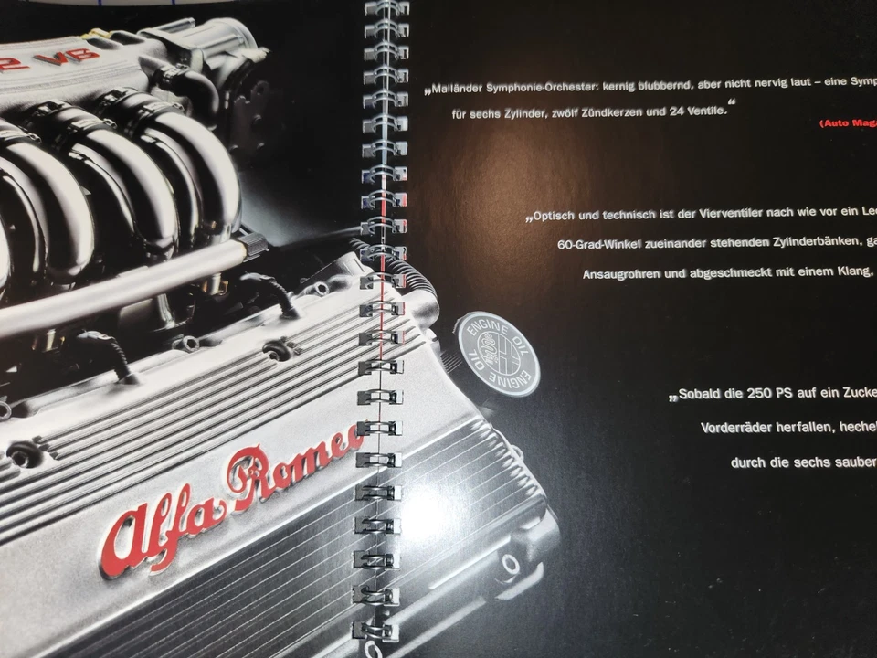 2002 2003 Alfa Romeo GTA 156 Folheto Original - Imagem 3 de 4