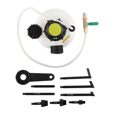 3L Transmission Oil Filling Tool System Fluid Pump Manual W/8pcs ATF Adaptors