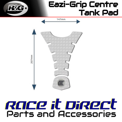 Eazi-Grip Center Tank Pads für Super Soco CUx 2019-2026 EVO H Clear Eazi-Grip