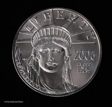 1/2 oz .9995 $50 American Platinum Eagle | Random Year 1904.98 per troy oz