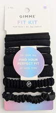 Gimme Fit Kit 9pc. Assorted Black Ponytail Hair Ties
