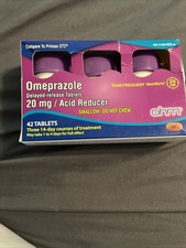 Omeprazole 20mg Delayed Release Tablets 42 Count Heartburn Acid Reducer