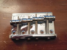 Bass Bridge for 4-String Chrome