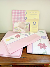 NEW Thats Mine Pink Twin Girls Bedding Sheet 3pc''Mary Beth'' Cotton 100 NWOT