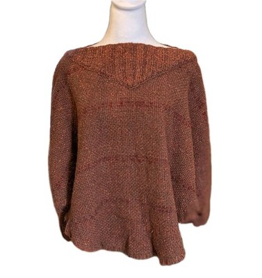 Tramas del Sur Luma Sweater Hand-Loomed Woven Texture Artisanal Chilean Wool OSM