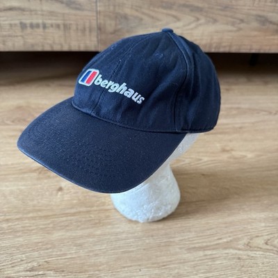 Berghaus Mütze Kappe Riemen hinten dunkelblau marine Erkennungsschilder Wandern Camping