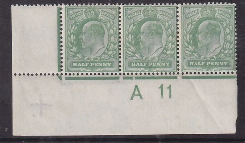 EDVII Control Strip UNMOUNTED MINT[229]