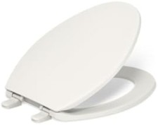 KOHLER K-4774-96 Brevia Elongated Toilet Seat Quick-Release Hinges Attach
