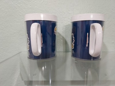 Collectible 2 Pair University of Kansas Jayhawk 80's Plastic Insulate Coffee Cup