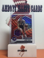 2020-21 Panini Mosaic - All-Time Greats Jerry West #293 Red Wave Mosaic Prizm