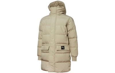 PUMA Protective Down Jacket With Logo Pocket And Hood