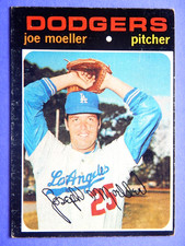 Joe Moeller #288 Topps 1971 Baseball Card (Los Angeles Dodgers) 