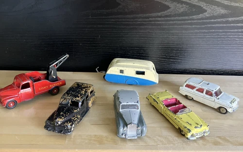 Vintage Dinky Toys/ Corgi Diecast Cars Meccano England As-Is Lot Restore/Project