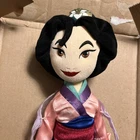 Disney Store Princess Mulan Plush 20" Authentic Dress Soft Stuffed Doll