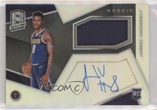 2018-19 Panini Spectra Rookie Jersey 267/299 Jarred Vanderbilt #133 Auto 00am