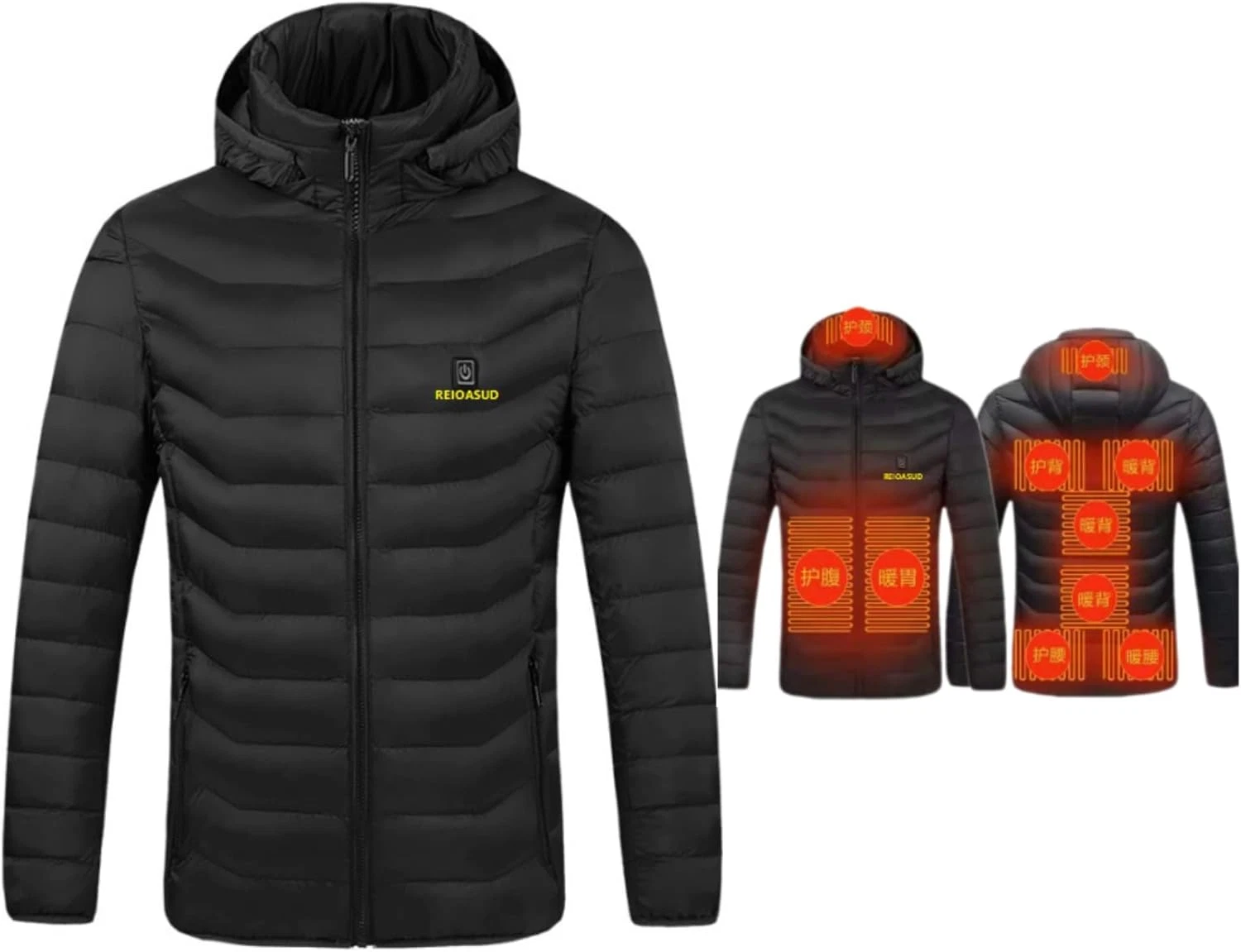 Ultimate Unisex Heated Hoodie with 3 Levels & 9 Warm Zones