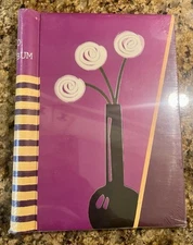 New Sealed Special Moments Photo Album 12 Pages 7"x9.5" Purple With Flowers