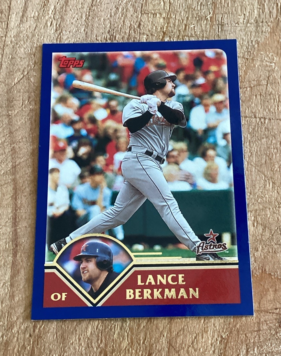 2003 Topps - Lance Berkman #230 - near mint condition - FREE SHIPPING