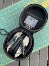 Walkers Game Ear Razor Slim Electronic Quad Muff In Realtree Xtra w/Case Tested