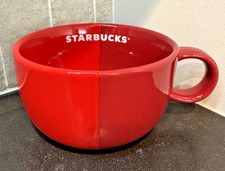 STARBUCKS Holiday Two-Tone Red Mug Christmas Valentine s Love 2011 16oz