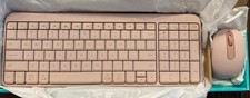 Logitech MK250 Wireless Mouse Keyboard Combo Rose 920-013512 Open Box