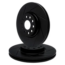 For Ford Thunderbird 89-92 R1 Concepts WCPN1-54185 Slotted Rear Brake Rotor Set