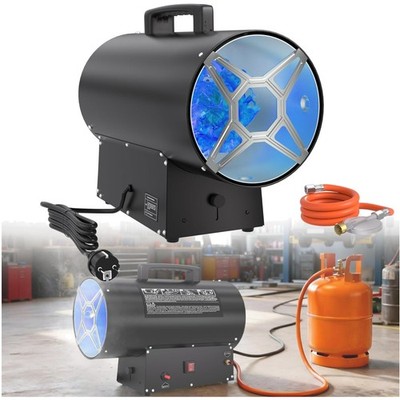 Gasheizstrahler 30KW Industrie Heizgerät Gasgebläse Bauheizer Schwarz